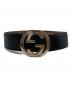 GUCCI（グッチ）の古着「インターロッキングG バックル付き ベルト」｜ブラック