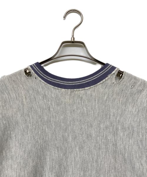 Champion REVERSE WEAVE（チャンピオン リバース ウィーブ）Champion REVERSE WEAVE (チャンピオン リバース ウィーブ) 90s前期ヴィンテージUSA製ロゴ刺繍スウェット グレー サイズ:Lの古着・服飾アイテム
