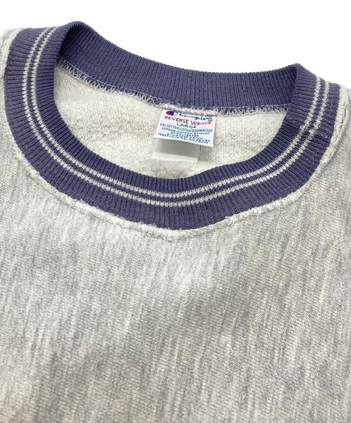 Champion REVERSE WEAVE（チャンピオン リバース ウィーブ）Champion REVERSE WEAVE (チャンピオン リバース ウィーブ) 90s前期ヴィンテージUSA製ロゴ刺繍スウェット グレー サイズ:Lの古着・服飾アイテム