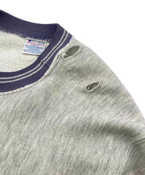 Champion REVERSE WEAVE（チャンピオン リバース ウィーブ）Champion REVERSE WEAVE (チャンピオン リバース ウィーブ) 90s前期ヴィンテージUSA製ロゴ刺繍スウェット グレー サイズ:Lの古着・服飾アイテム