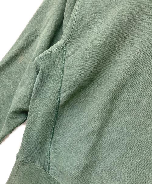 Champion REVERSE WEAVE（チャンピオン リバース ウィーブ）Champion REVERSE WEAVE (チャンピオン リバース ウィーブ) 80s中期ヴィンテージカレッジプリントプルオーバーパーカー グリーン サイズ:sizeLの古着・服飾アイテム