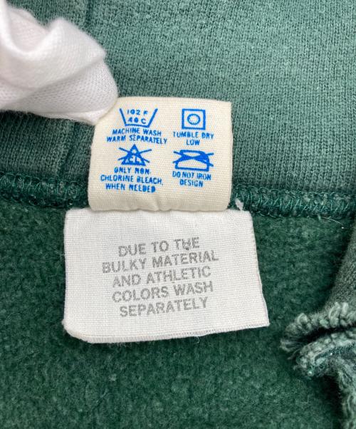 Champion REVERSE WEAVE（チャンピオン リバース ウィーブ）Champion REVERSE WEAVE (チャンピオン リバース ウィーブ) 80s中期ヴィンテージカレッジプリントプルオーバーパーカー グリーン サイズ:sizeLの古着・服飾アイテム