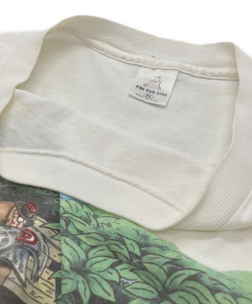 THE FAR SIDE（ザファーサイド）THE FAR SIDE (ザファーサイド) 90s USA製ヴィンテージThe Far SideプリントTシャツ ホワイト サイズ:XLの古着・服飾アイテム