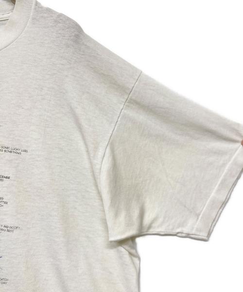 SCREEN STARS BEST（スクリーンズスターズベスト）SCREEN STARS BEST (スクリーンズスターズベスト) 90s USA製フィッシングコメディアートプリントTシャツ ホワイト サイズ:XLの古着・服飾アイテム