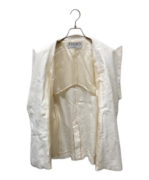 THIRD MAGAZINE（サードマガジン）THIRD MAGAZINE (サードマガジン) ショートスリーブジャケット アイボリー サイズ:9の古着・服飾アイテム
