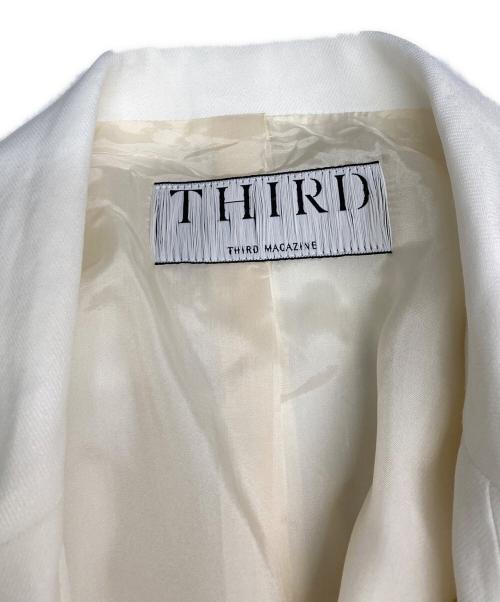 THIRD MAGAZINE（サードマガジン）THIRD MAGAZINE (サードマガジン) ショートスリーブジャケット アイボリー サイズ:9の古着・服飾アイテム