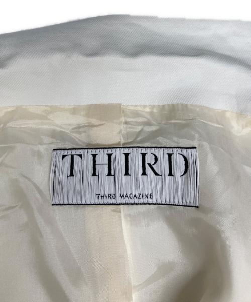 THIRD MAGAZINE（サードマガジン）THIRD MAGAZINE (サードマガジン) ショートスリーブジャケット アイボリー サイズ:9の古着・服飾アイテム