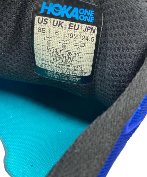 HOKA（ホカ）HOKA (ホカ) W CLIFTON 10(ウィメンズ クリフトン テン) ブルー サイズ:size24.5㎝の古着・服飾アイテム