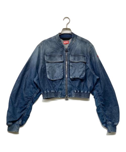 DIESEL（ディーゼル）DIESEL (ディーゼル) デニムボンバージャケット インディゴ サイズ:sizeSの古着・服飾アイテム