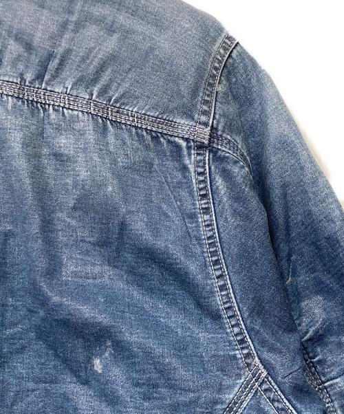 DIESEL（ディーゼル）DIESEL (ディーゼル) デニムボンバージャケット インディゴ サイズ:sizeSの古着・服飾アイテム