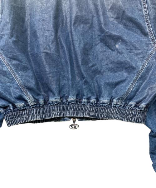 DIESEL（ディーゼル）DIESEL (ディーゼル) デニムボンバージャケット インディゴ サイズ:sizeSの古着・服飾アイテム