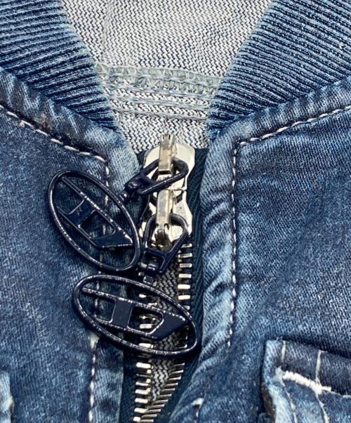 DIESEL（ディーゼル）DIESEL (ディーゼル) デニムボンバージャケット インディゴ サイズ:sizeSの古着・服飾アイテム