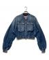 DIESEL（ディーゼル）の古着「デニムボンバージャケット」｜インディゴ