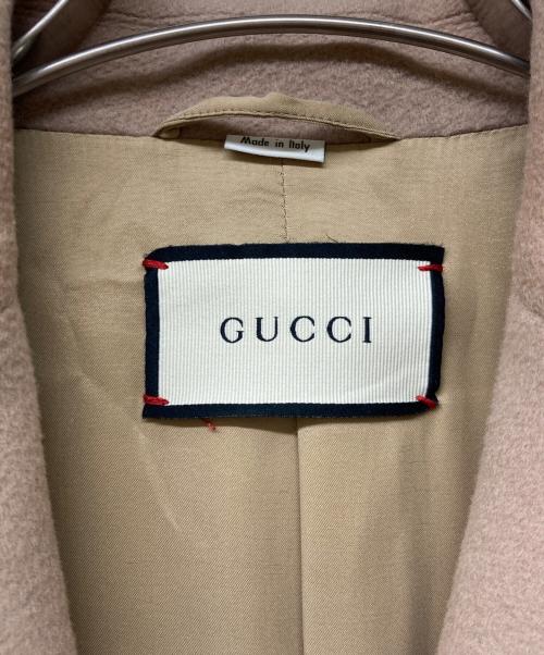 GUCCI（グッチ）GUCCI (グッチ) チェスターコート ベージュ サイズ:sizeSの古着・服飾アイテム
