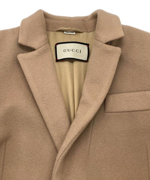 GUCCI（グッチ）GUCCI (グッチ) チェスターコート ベージュ サイズ:sizeSの古着・服飾アイテム