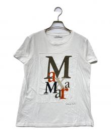 MaxMara（マックスマーラ）の古着「ロゴプリントTシャツ」｜ホワイト