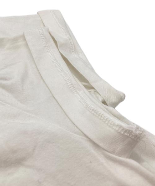 MaxMara（マックスマーラ）MaxMara (マックスマーラ) ロゴプリントTシャツ ホワイト サイズ:SIZE Mの古着・服飾アイテム