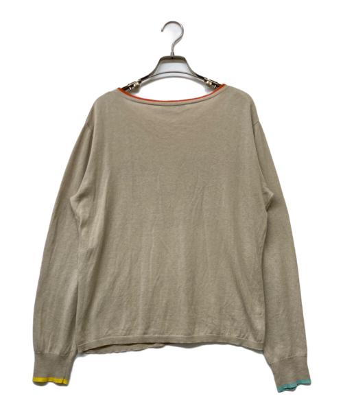 MaxMara（マックスマーラ）MaxMara (マックスマーラ) ロゴニット ベージュ サイズ:sizeMの古着・服飾アイテム