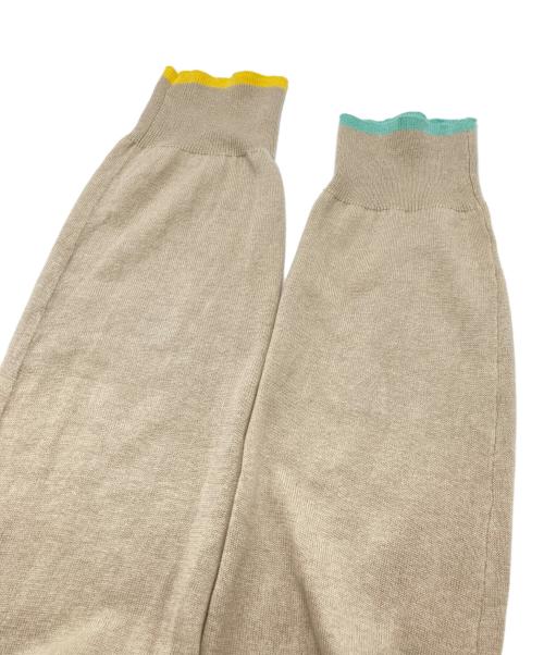 MaxMara（マックスマーラ）MaxMara (マックスマーラ) ロゴニット ベージュ サイズ:sizeMの古着・服飾アイテム