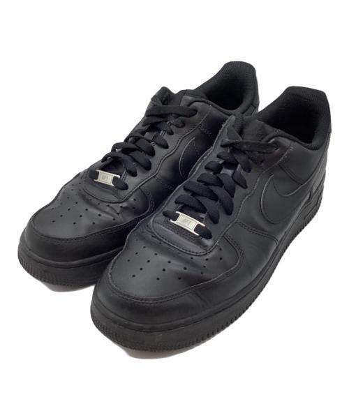 NIKE（ナイキ）NIKE (ナイキ) NIKE AIR FORCE 1'07(ナイキ エア フォース ワン ゼロセブン) ブラック サイズ:size29㎝の古着・服飾アイテム