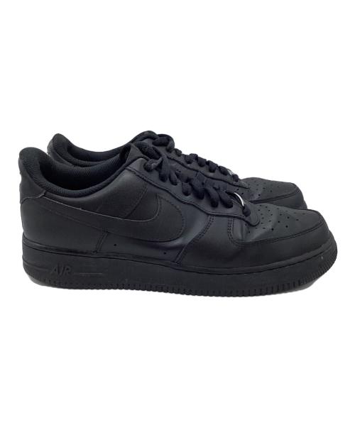 NIKE（ナイキ）NIKE (ナイキ) NIKE AIR FORCE 1'07(ナイキ エア フォース ワン ゼロセブン) ブラック サイズ:size29㎝の古着・服飾アイテム