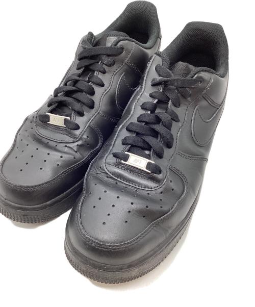 NIKE（ナイキ）NIKE (ナイキ) NIKE AIR FORCE 1'07(ナイキ エア フォース ワン ゼロセブン) ブラック サイズ:size29㎝の古着・服飾アイテム
