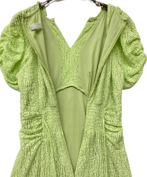 CELFORD（セルフォード）CELFORD (セルフォード) ストレッチレースナローワンピース グリーン サイズ:sizeSの古着・服飾アイテム