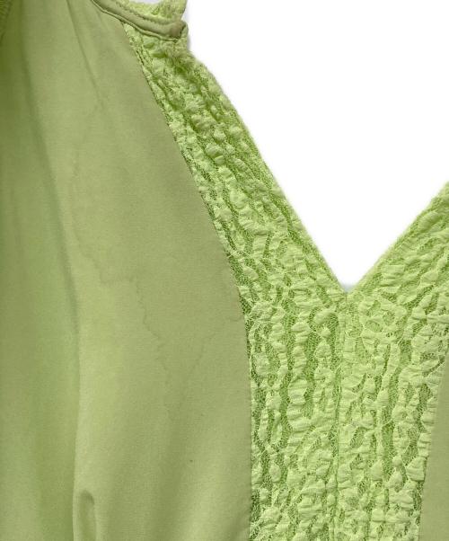 CELFORD（セルフォード）CELFORD (セルフォード) ストレッチレースナローワンピース グリーン サイズ:sizeSの古着・服飾アイテム