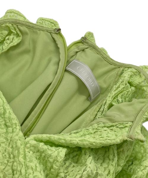 CELFORD（セルフォード）CELFORD (セルフォード) ストレッチレースナローワンピース グリーン サイズ:sizeSの古着・服飾アイテム
