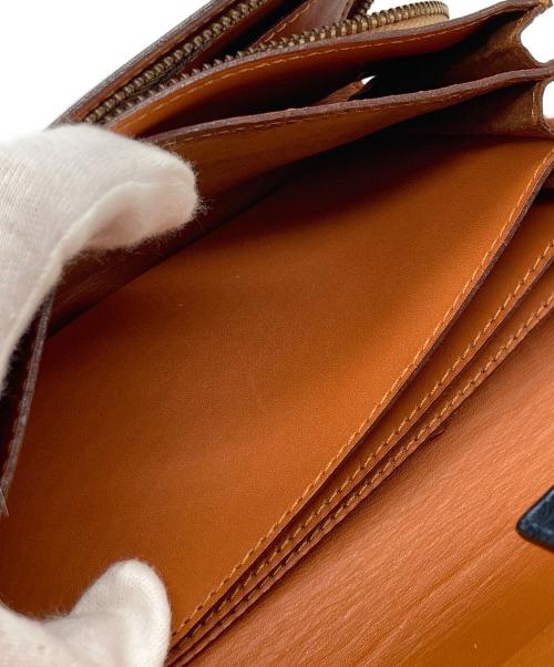 Felisi（フェリージ）Felisi (フェリージ) 3005 型押しレザーウォレット ネイビーの古着・服飾アイテム