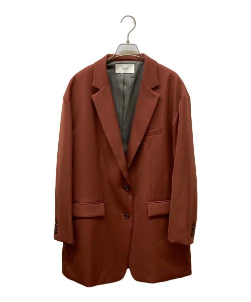 avie（アビィ）AVIE (アビィ) テーラードジャケット ブラウン サイズ:Mの古着・服飾アイテム