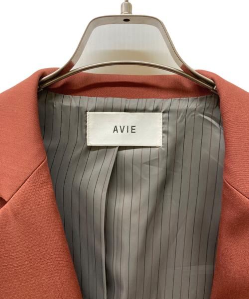 avie（アビィ）AVIE (アビィ) テーラードジャケット ブラウン サイズ:Mの古着・服飾アイテム