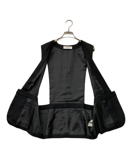 PoI（ポィ）PoI (ポィ) Wool pocket vest(ウール・ポケット・ベスト) ブラック サイズ:FREEの古着・服飾アイテム