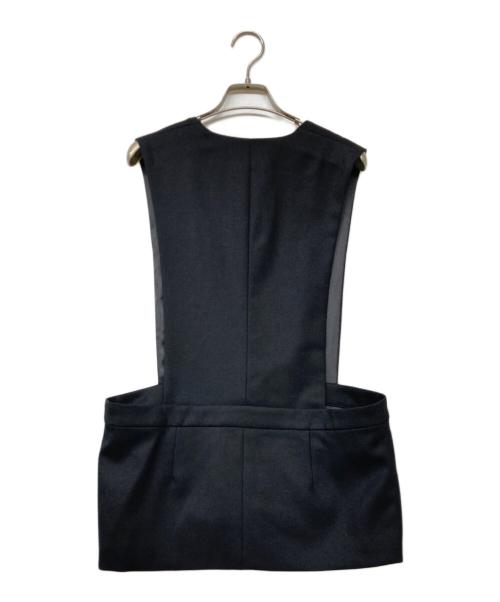 PoI（ポィ）PoI (ポィ) Wool pocket vest(ウール・ポケット・ベスト) ブラック サイズ:FREEの古着・服飾アイテム