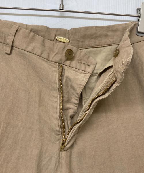 MUSE de Deuxieme Classe（ミューズ ドゥーズィエム クラス）MUSE de Deuxieme Classe (ミューズ ドゥーズィエム クラス) FIBRY TUCK PANTS/ファイブリー タック パンツ ベージュ サイズ:38の古着・服飾アイテム