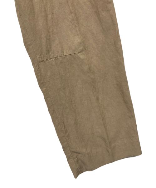 MUSE de Deuxieme Classe（ミューズ ドゥーズィエム クラス）MUSE de Deuxieme Classe (ミューズ ドゥーズィエム クラス) FIBRY TUCK PANTS/ファイブリー タック パンツ ベージュ サイズ:38の古着・服飾アイテム