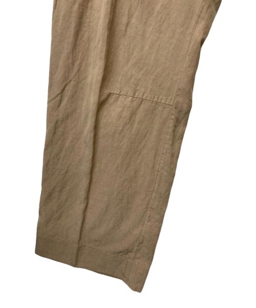 MUSE de Deuxieme Classe（ミューズ ドゥーズィエム クラス）MUSE de Deuxieme Classe (ミューズ ドゥーズィエム クラス) FIBRY TUCK PANTS/ファイブリー タック パンツ ベージュ サイズ:38の古着・服飾アイテム