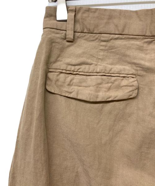 MUSE de Deuxieme Classe（ミューズ ドゥーズィエム クラス）MUSE de Deuxieme Classe (ミューズ ドゥーズィエム クラス) FIBRY TUCK PANTS/ファイブリー タック パンツ ベージュ サイズ:38の古着・服飾アイテム