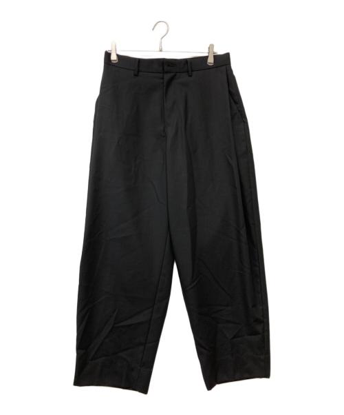 SOEJU（ソージュ）SOEJU (ソージュ) ウールツイルバレルパンツ ブラック サイズ:4の古着・服飾アイテム