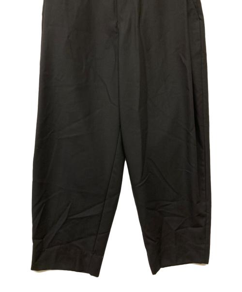 SOEJU（ソージュ）SOEJU (ソージュ) ウールツイルバレルパンツ ブラック サイズ:4の古着・服飾アイテム