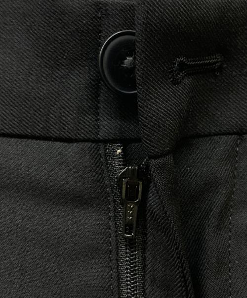SOEJU（ソージュ）SOEJU (ソージュ) ウールツイルバレルパンツ ブラック サイズ:4の古着・服飾アイテム