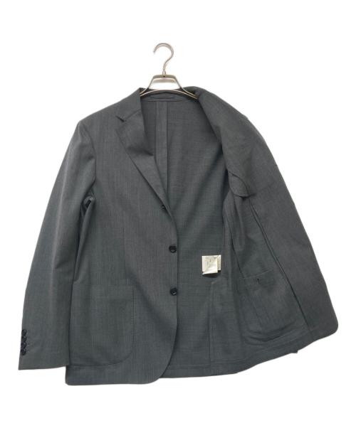 LARDINI（ラルディーニ）LARDINI (ラルディーニ) EASY WEARイージーウェア テクノウールサージ3Bジャケット グレー サイズ:size48の古着・服飾アイテム