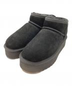 COLORS OF CALIFORNIAカラーズ オブ カリフォルニア）の古着「Platform suede boots（プラットフォーム スエード ブーツ）」｜ブラック