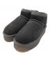 COLORS OF CALIFORNIA（カラーズ オブ カリフォルニア）の古着「Platform suede boots（プラットフォーム スエード ブーツ）」｜ブラック