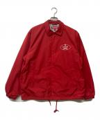 SUPREMEシュプリーム）の古着「24AW Crest Coaches Jacket/クレスト コーチジャケット」｜レッド