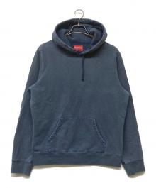 SUPREME（シュプリーム）の古着「Overdyed Hooded Sweatshirt/オーバーダイド・フーデッド・スウェットシャツ」｜ブルー