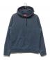 Supreme（シュプリーム）の古着「Overdyed Hooded Sweatshirt/オーバーダイド・フーデッド・スウェットシャツ」｜ブルー