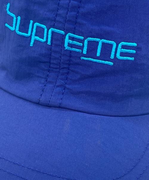 SUPREME（シュプリーム）SUPREME (シュプリーム) 20SS Digital Logo 6-Panel Cap(ニイゼロエスエス デジタル ロゴ シックスパネル キャップ) ブルーの古着・服飾アイテム