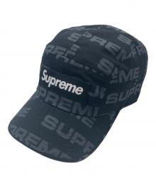SUPREME（シュプリーム）の古着「20AW Reactive Print Camp Cap(ニイゼロエーダブリュー リアクティブ プリント キャンプ キャップ)」｜ブラック