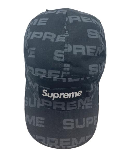SUPREME（シュプリーム）SUPREME (シュプリーム) 20AW Reactive Print Camp Cap(ニイゼロエーダブリュー リアクティブ プリント キャンプ キャップ) ブラックの古着・服飾アイテム